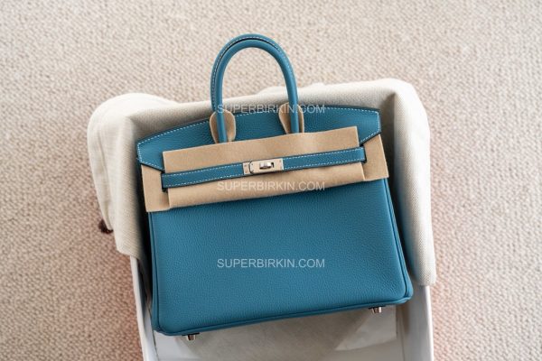 Hermès Birkin 25 New Blue Jean D2 togo PHW 新牛仔蓝 银扣