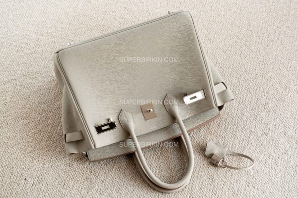 Hermes Birkin 30 togo Gris Pearl 80 珍珠灰 PHW